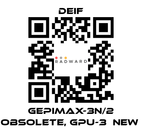 Deif-GEPIMAX-3N/2 OBSOLETE, GPU-3  NEW  price