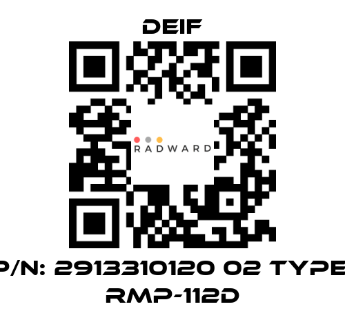 Deif-P/N: 2913310120 02 Type: RMP-112D price