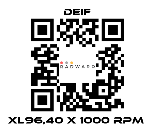 Deif-XL96,40 x 1000 RPM  price