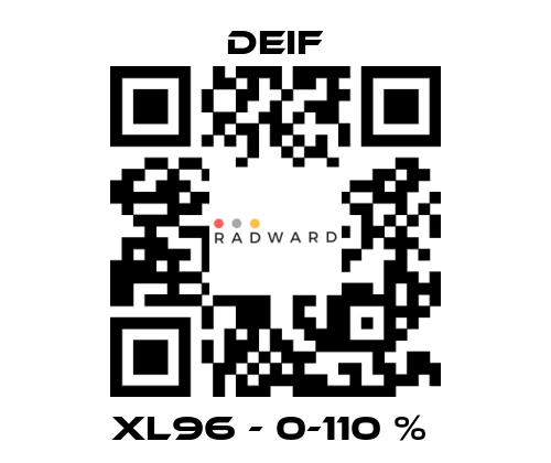 Deif-XL96 - 0-110 %  price