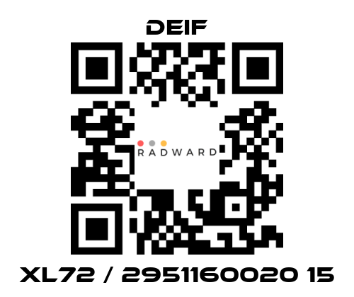 Deif-XL72 / 2951160020 15 price