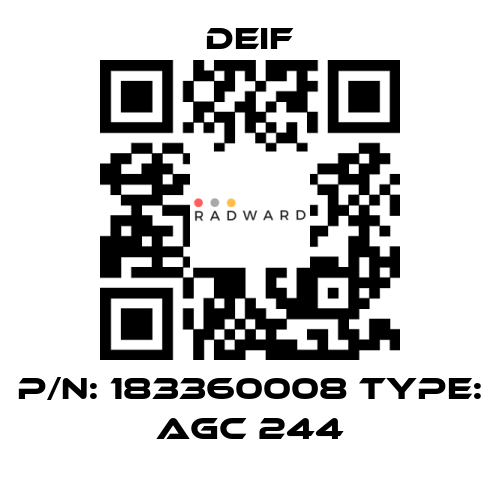 Deif-P/N: 183360008 Type: AGC 244 price