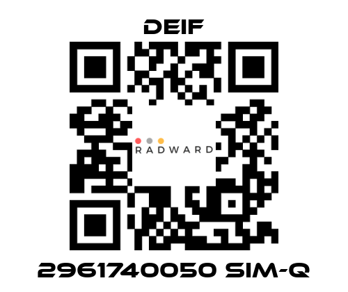 Deif-2961740050 SIM-Q price