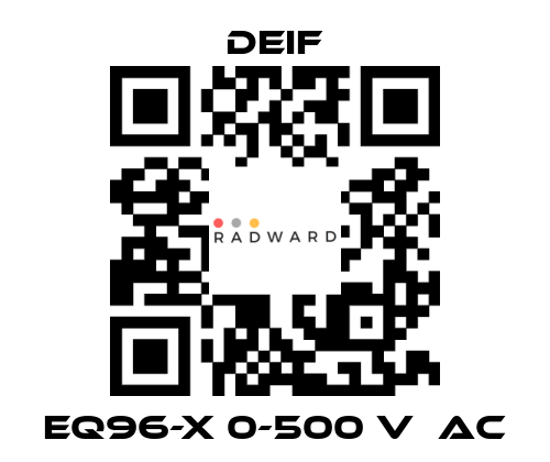 Deif-EQ96-x 0-500 V  AC price