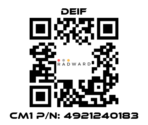Deif-CM1 P/N: 4921240183 price
