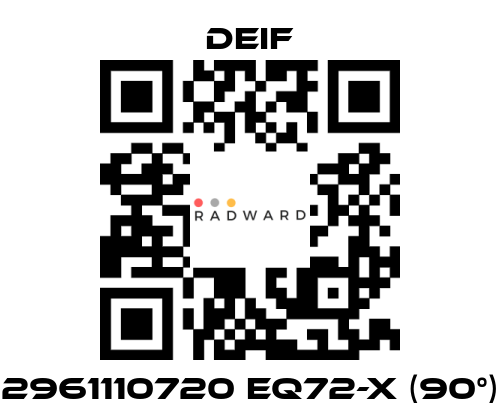 Deif-2961110720 EQ72-x (90°) price