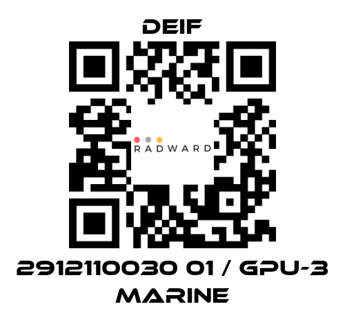 Deif-2912110030 01 / GPU-3 Marine price