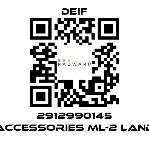 Deif-2912990145 Accessories ML-2 Land price