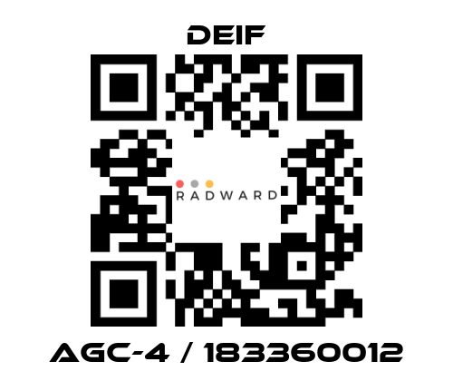 Deif-AGC-4 / 183360012 price