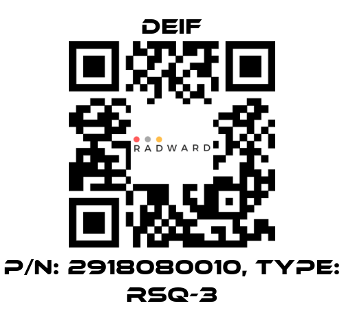 Deif-P/N: 2918080010, Type: RSQ-3 price