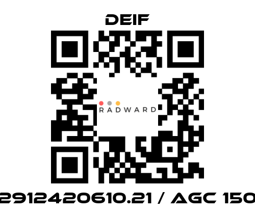 Deif-2912420610.21 / AGC 150 price