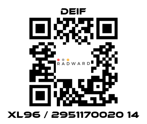 Deif-XL96 / 2951170020 14 price