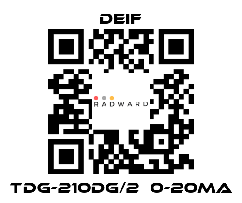 Deif-TDG-210DG/2  0-20mA price
