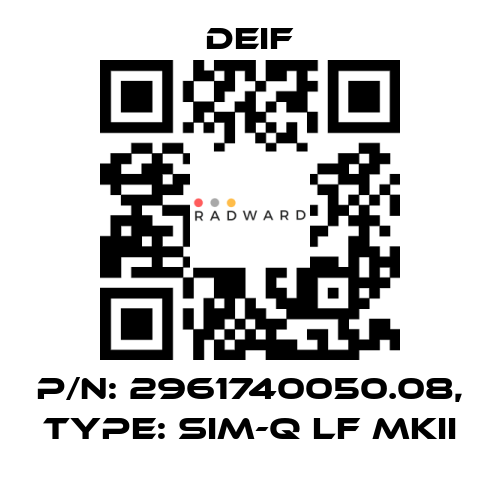 Deif-p/n: 2961740050.08, Type: SIM-Q LF MKII price