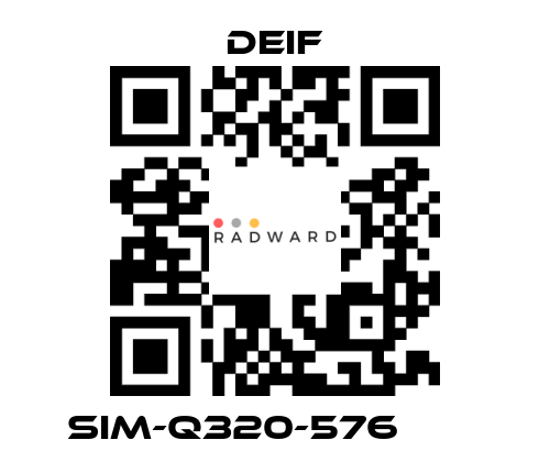 Deif-SIM-Q320-576В АС price