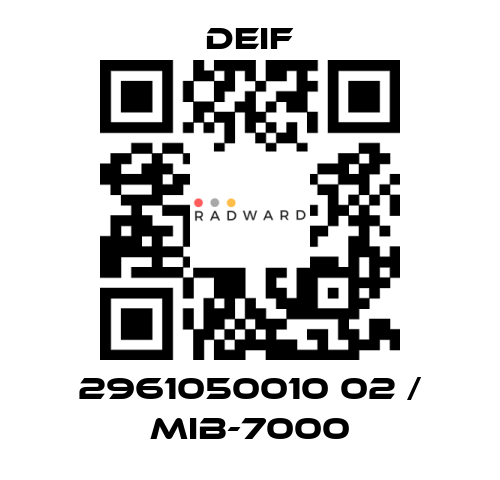 Deif-2961050010 02 / MIB-7000 price