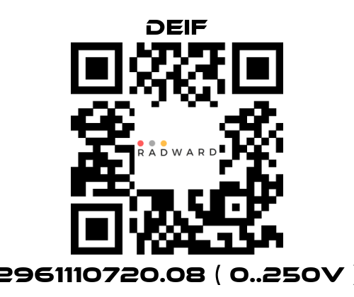 Deif-2961110720.08 ( 0..250V ) price