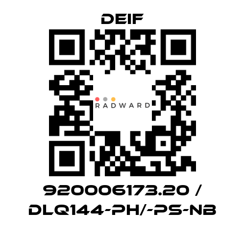 Deif-920006173.20 / DLQ144-ph/-ps-NB price