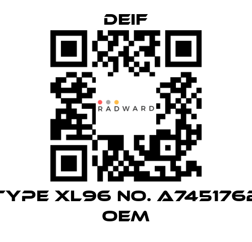 Deif-Type XL96 No. A7451762 OEM price