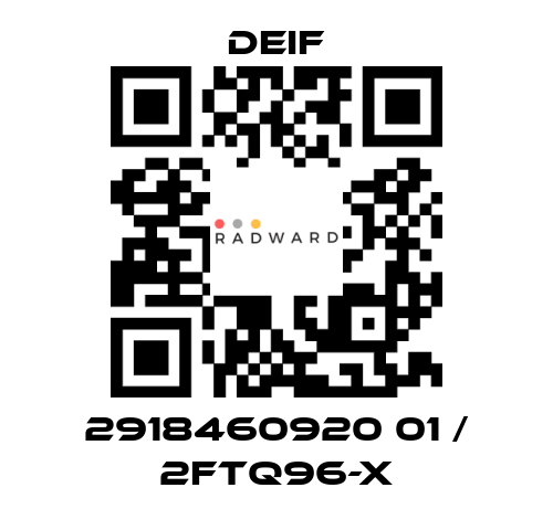 Deif-2918460920 01 / 2FTQ96-X price