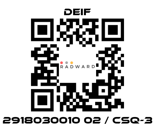 Deif-2918030010 02 / CSQ-3 price