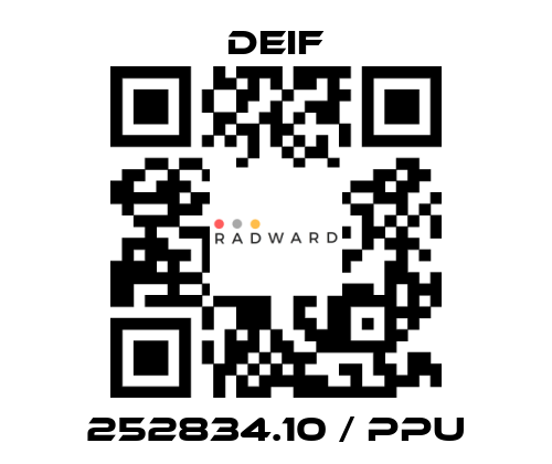 Deif-252834.10 / PPU price