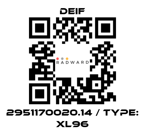 Deif-2951170020.14 / Type: XL96 price