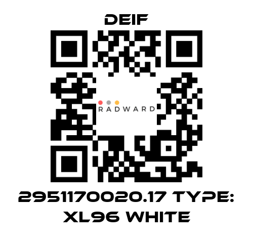 Deif-2951170020.17 Type: XL96 white price