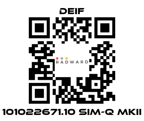 Deif-101022671.10 SIM-Q MKII price