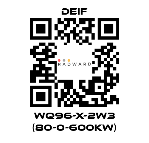 Deif-WQ96-X-2W3 (80-0-600KW) price