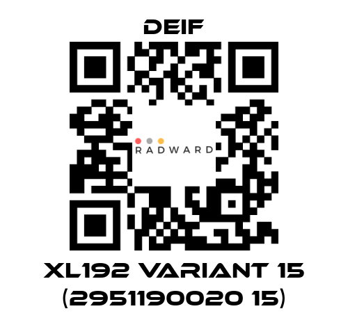 Deif-XL192 Variant 15 (2951190020 15) price