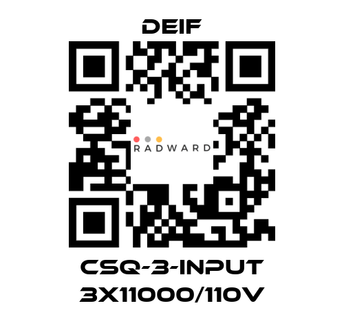 Deif-CSQ-3-INPUT 3X11000/110V price