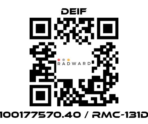Deif-100177570.40 / RMC-131D price