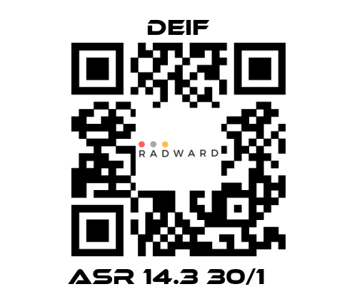 Deif-ASR 14.3 30/1 А price
