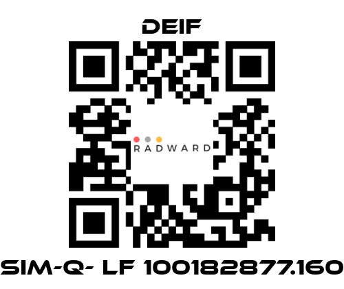 Deif-SIM-Q- LF 100182877.160 price