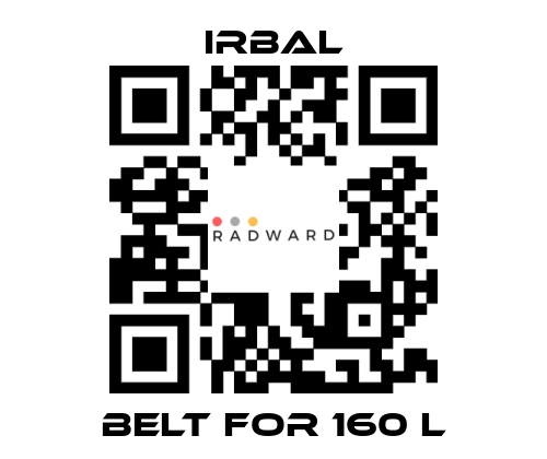 irbal-belt for 160 L price