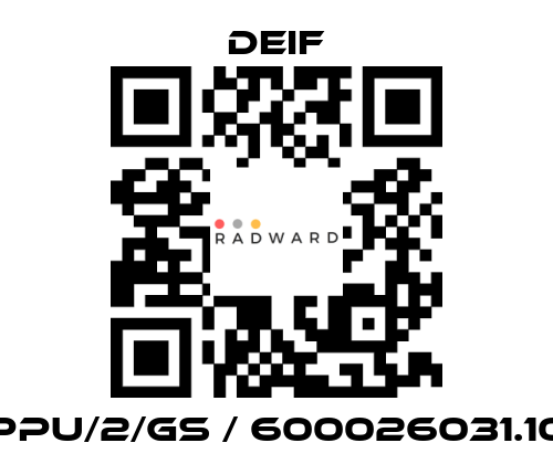 Deif-PPU/2/GS / 600026031.10 price