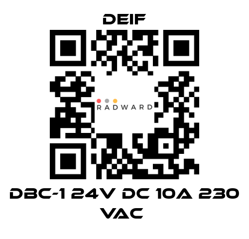 Deif-DBC-1 24V DC 10A 230 VAC  price