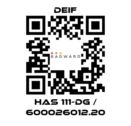 Deif-HAS 111-DG / 600026012.20 price
