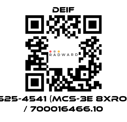 Deif-525-4541 (MCS-3E 8xRO) / 700016466.10 price