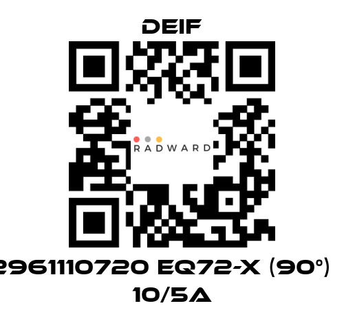 Deif-2961110720 EQ72-x (90°)  / 10/5A price