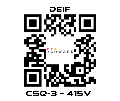 Deif-CSQ-3 – 415V  price