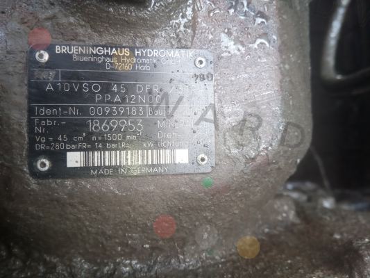 Rexroth-P/N: R910939183, Type: A A10VSO 45 DFR /31R-PPA12N00 price