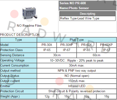 Fotek-PR-60X price