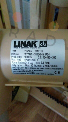 Linak-Type: 152052 320/110 oem price