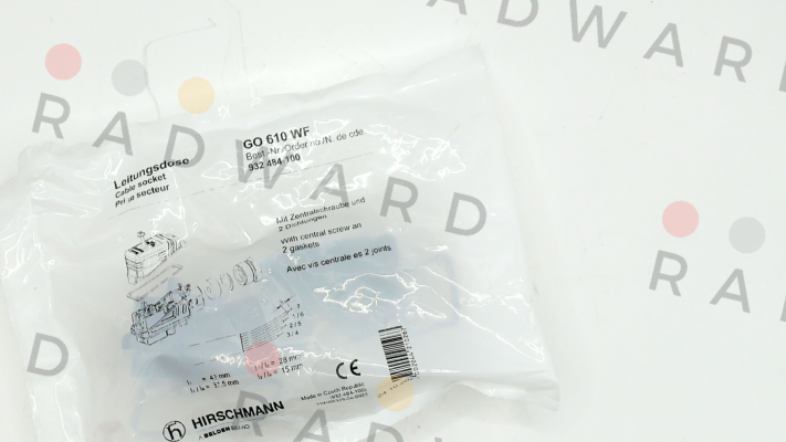 Belden (Lumberg / Hirschmann)-P/N: 932484100 Type: GO 610 WF price