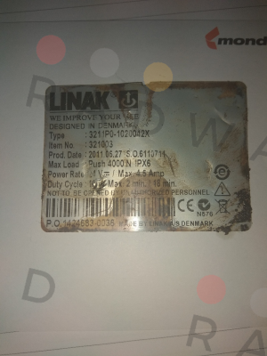 Linak-Type: 3211P0-1020042X   It.Nr. 321003 OEM  price