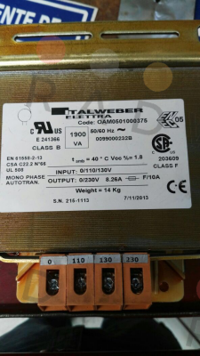 Italweber Elettra-OAM0501000375  price