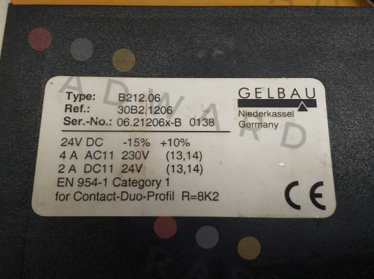 Gelbau-B212.06, Ref:30.B2.1206 price