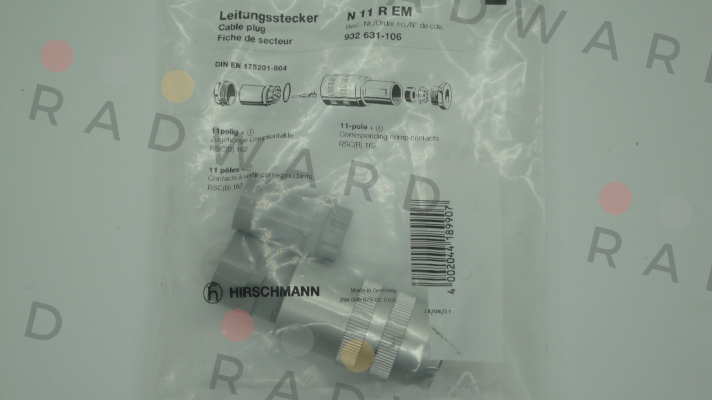 Belden (Lumberg / Hirschmann)-P/N: 932631106, Type: N11R EM price
